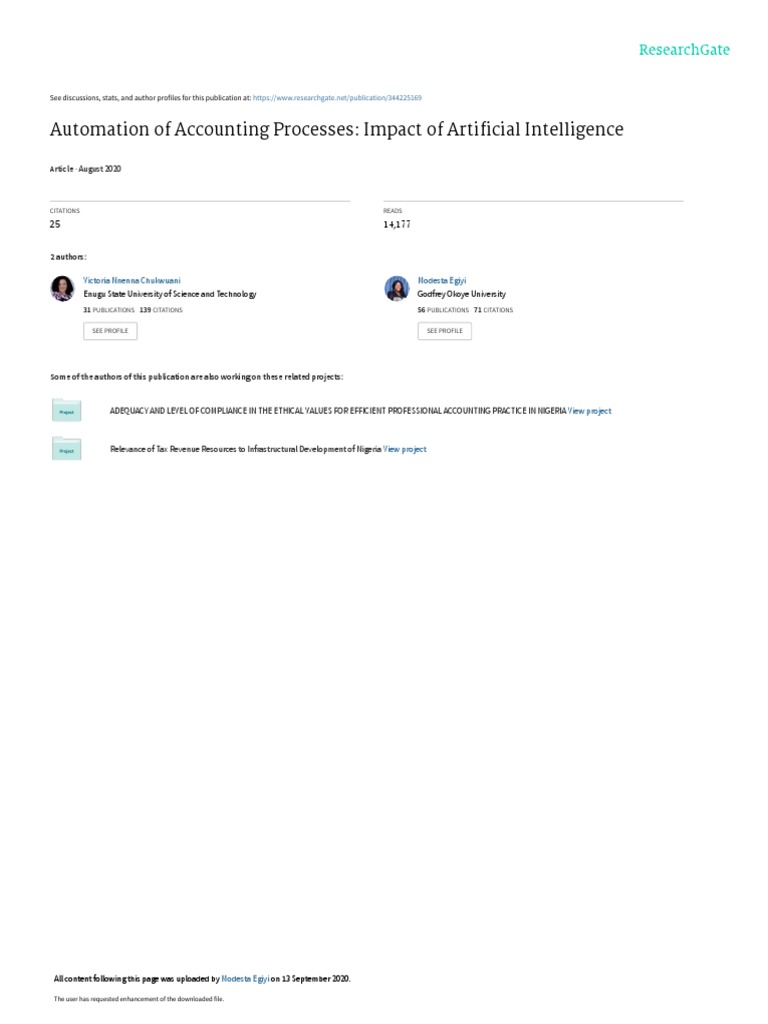 Content image for The Impact of Artificial Intelligence on Accounting Practices Now