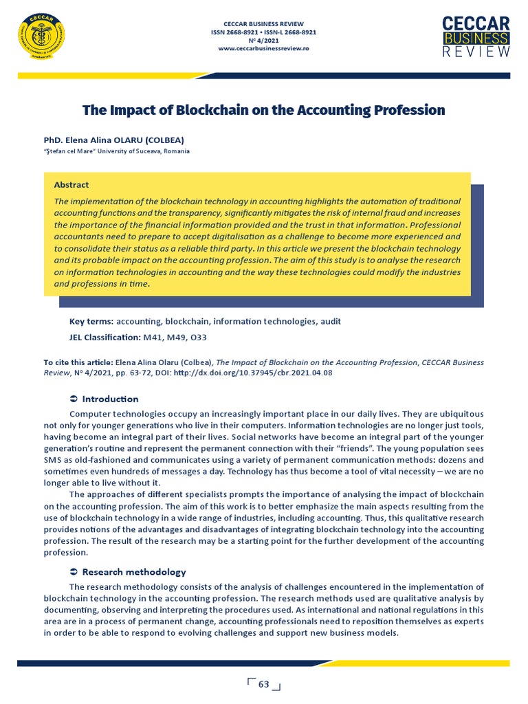 Content image for The Impact of Blockchain Technology on Accounting Practices Now