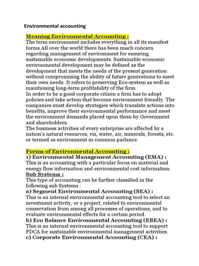 Featured image for Understanding the Role of Accounting in Environmental Sustainability Today