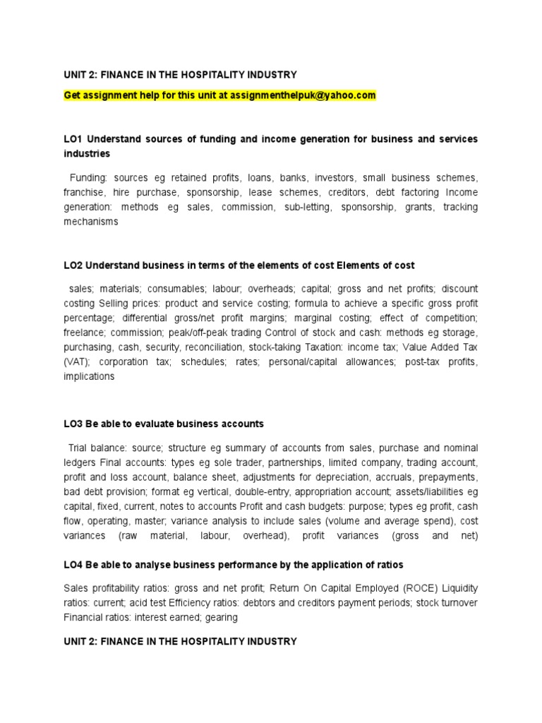 Content image for Strategies for Managing Financial Aspects of Hospitality Businesses Plan