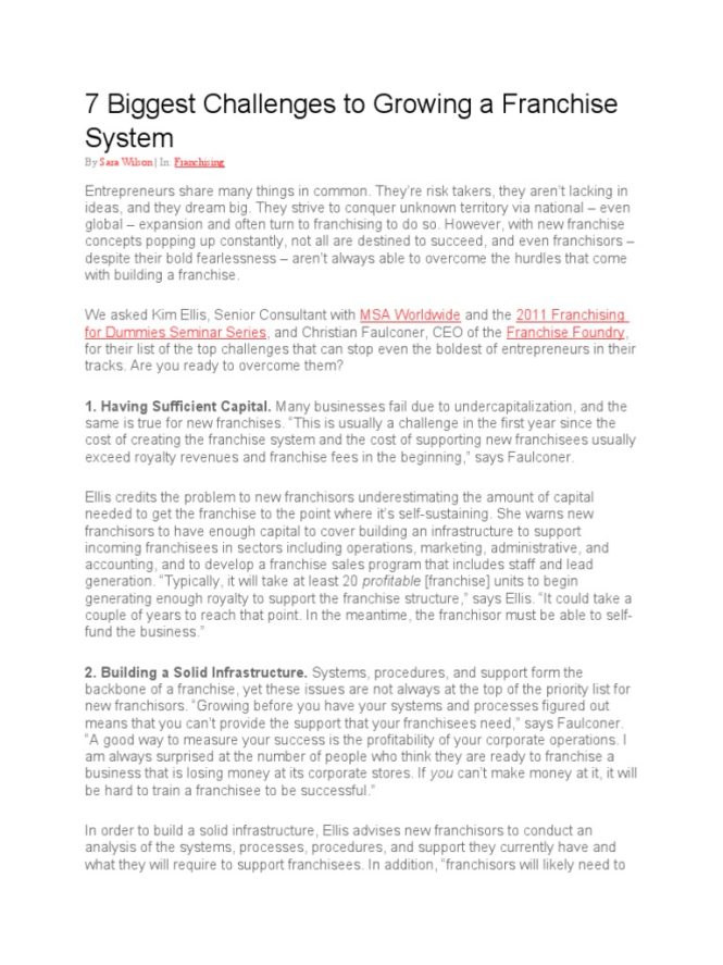 Featured image for Overcoming the Challenges of Scaling Your Franchise in a Competitive Market