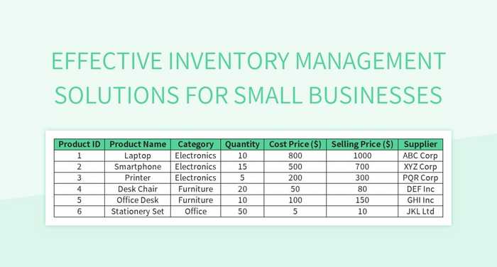 Content image for Strategies for Effective Inventory Management in Small Businesses
